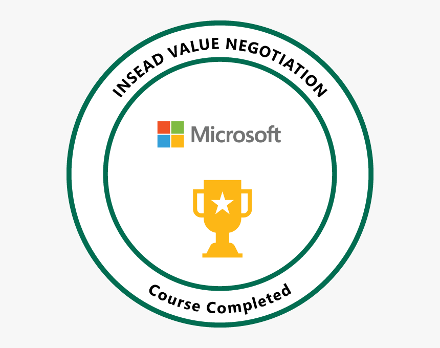 Microsoft-insead Value Negotiation - Circle, HD Png Download, Free Download