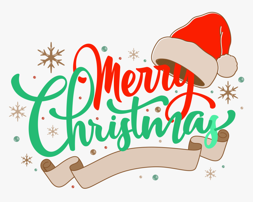 Merry Christmas Design Png, Transparent Png, Free Download