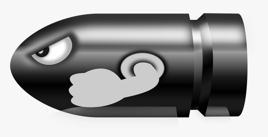 Cartoon Bullet Png - Cartoon Bullet Transparent, Png Download - kindpng