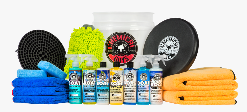 Complete Boat &amp - Chemical Guys Torq Complete Detailing Kit, HD Png Download, Free Download