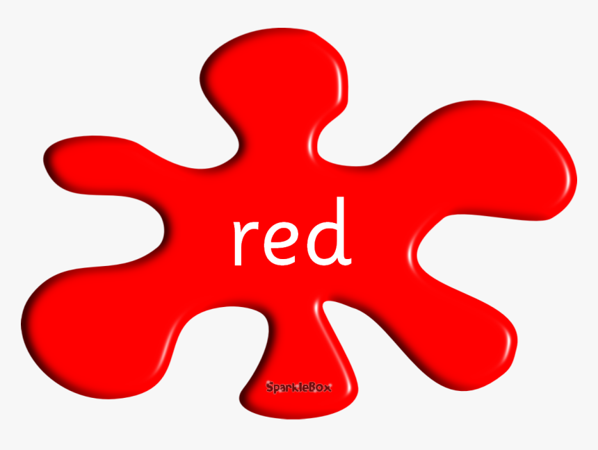 Splash Colours Learningenglish Esl - Clip Art Red Color, HD Png Download, Free Download