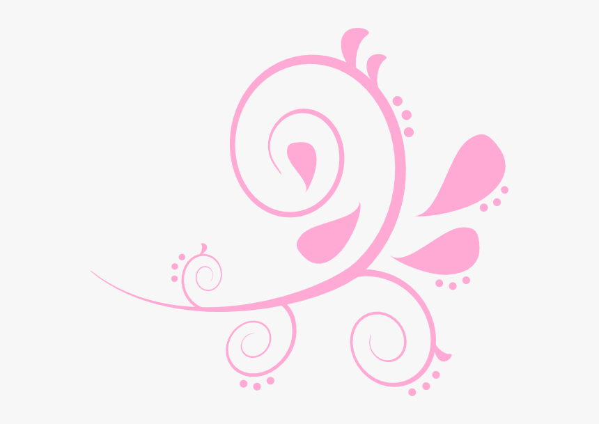 Swirl Cliparts - Pink Swirl Clipart, HD Png Download, Free Download