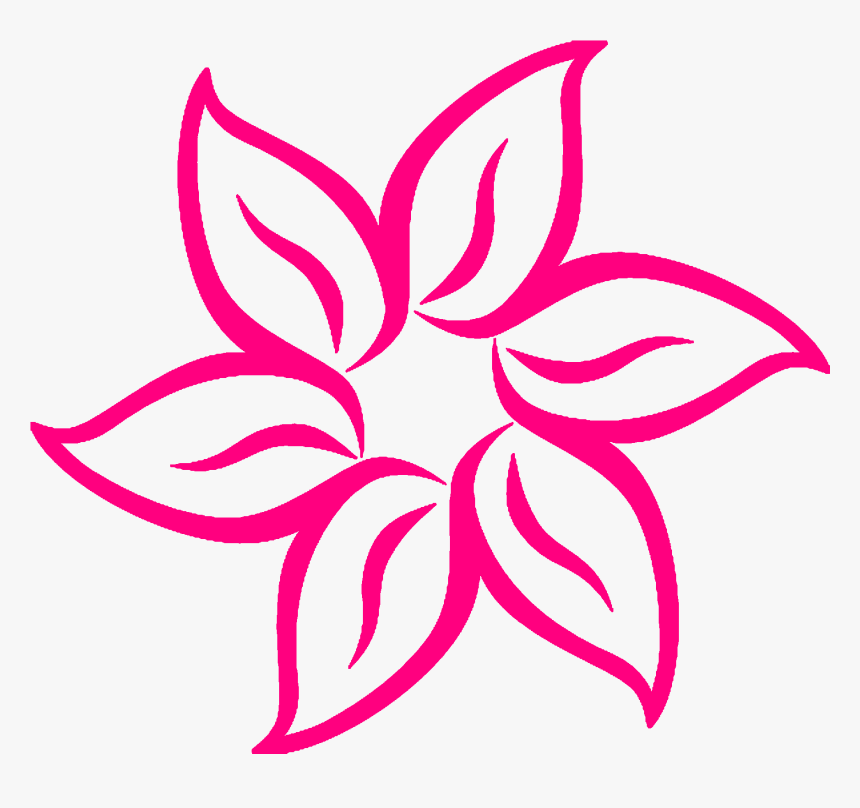 Resultado De Imagen Para Flor Dibujo Art Flower Drawing - Pretty Flowers To Draw Easy, HD Png Download, Free Download