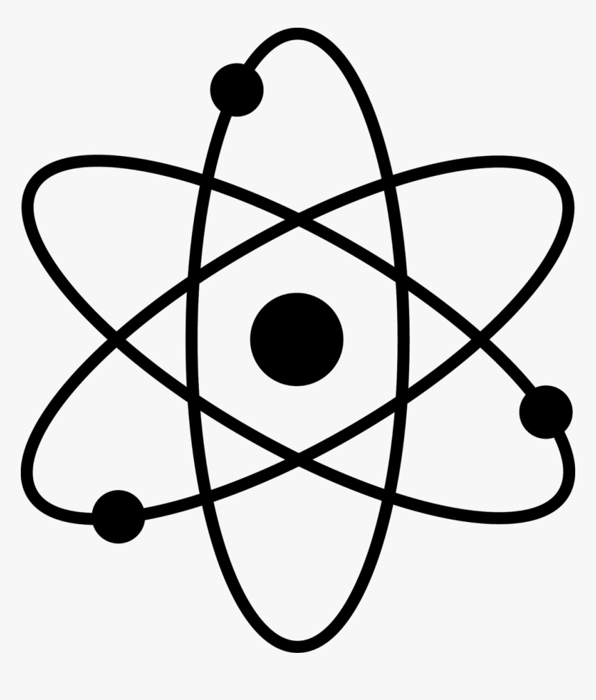 Atoms Black And White, HD Png Download, Free Download