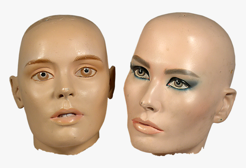 Head, Mannequin, Fashion, Female, Woman, Model, Face, HD Png Download, Free Download