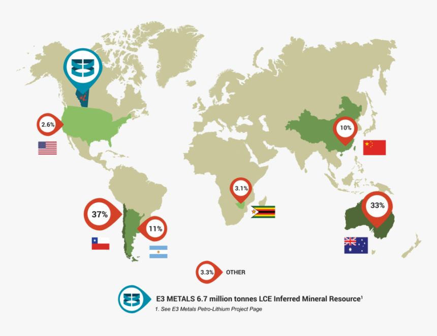 E3 Metals Global Lithium-01, HD Png Download, Free Download