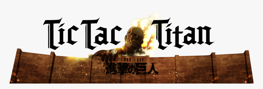 Attack On Titan Tic Tac Toe - Attack On Titan Wall Png, Transparent Png ...