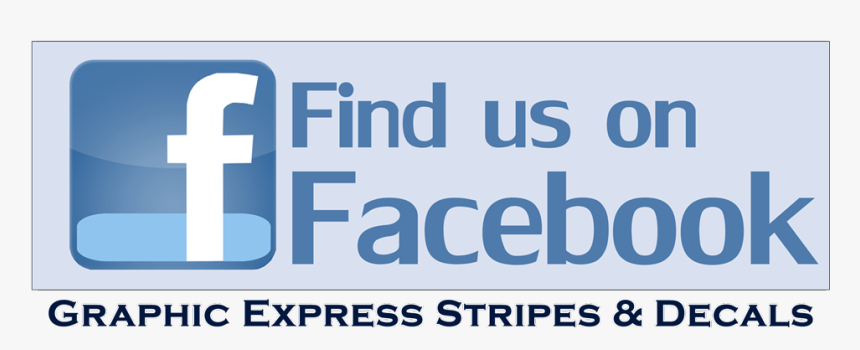 Find Us On Facebook - Electric Blue, HD Png Download, Free Download