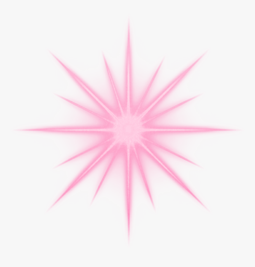 Sparkle Destello Star Estrella Sharp Puntiagudo Pointed - Destellos Rosados, HD Png Download, Free Download