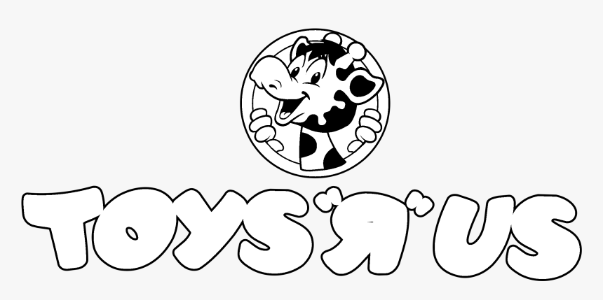 Toys R Us Logo Black And White , Png Download - Toys R Us Logo 80s, Transparent Png, Free Download