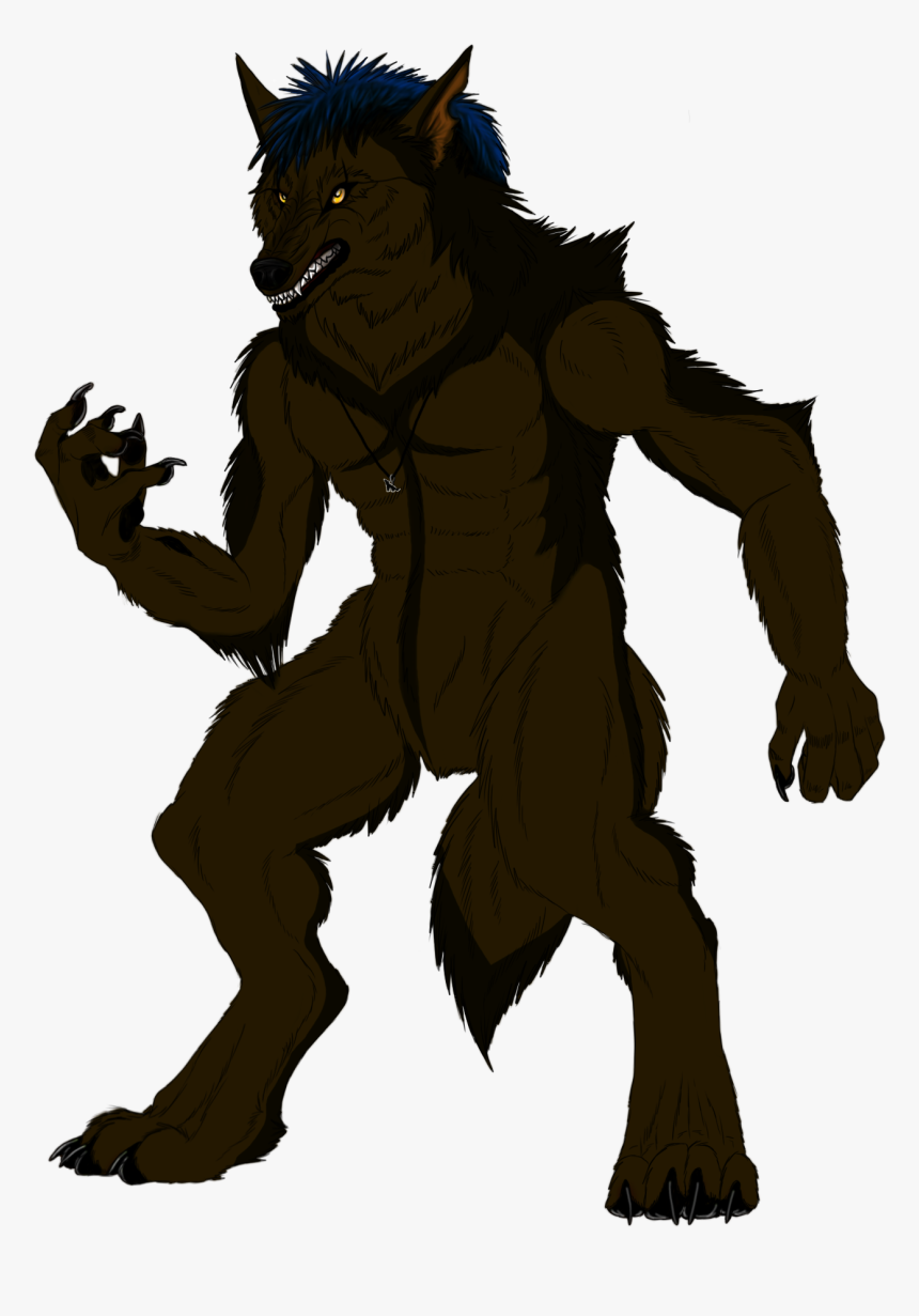 Anthro Brown Hyena , Png Download - Demkn Wolf Furry, Transparent Png, Free Download