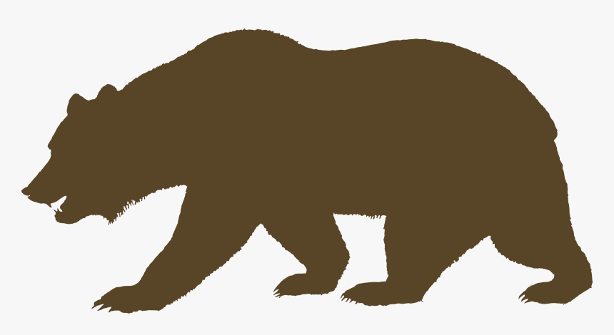 Bears Clipart Bear California - California Grizzly Bear Flag, HD Png Download, Free Download