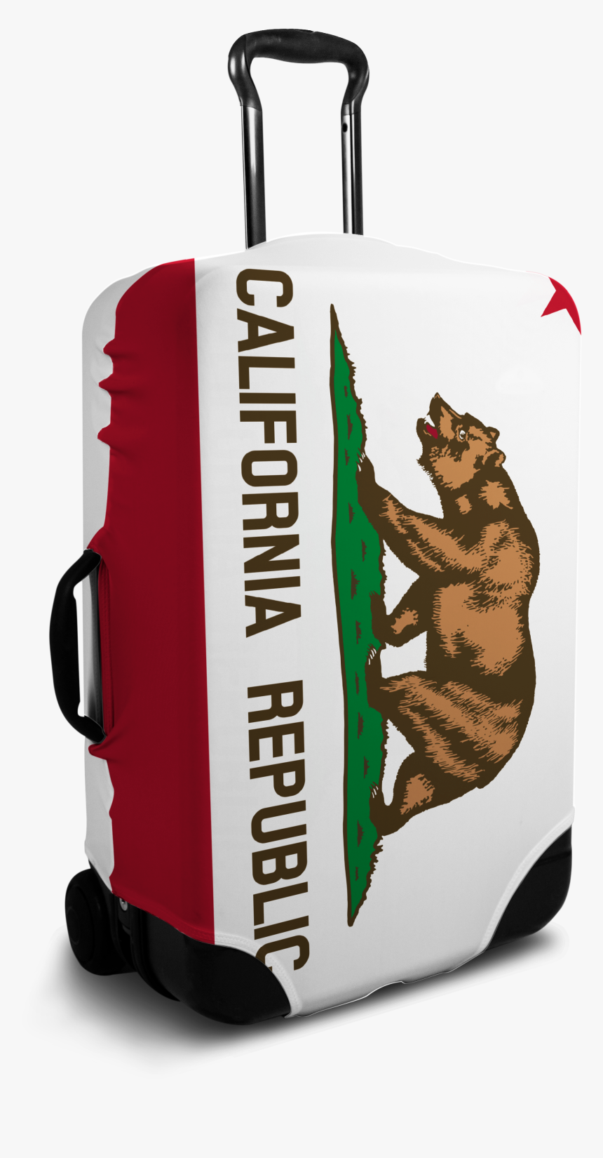 California Flag Suitcase Cover"
 Data-large Image="//cdn - Personalized Luggage With Face, HD Png Download, Free Download