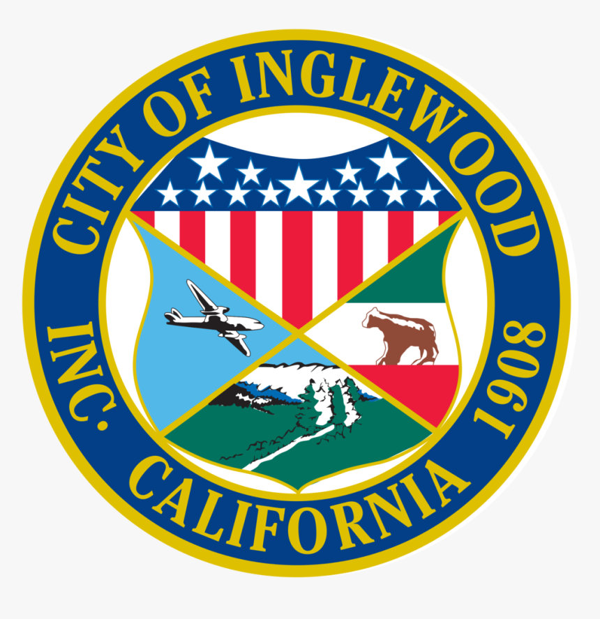 2000px-seal Of Inglewood, California - City Of Inglewood Seal, HD Png Download, Free Download