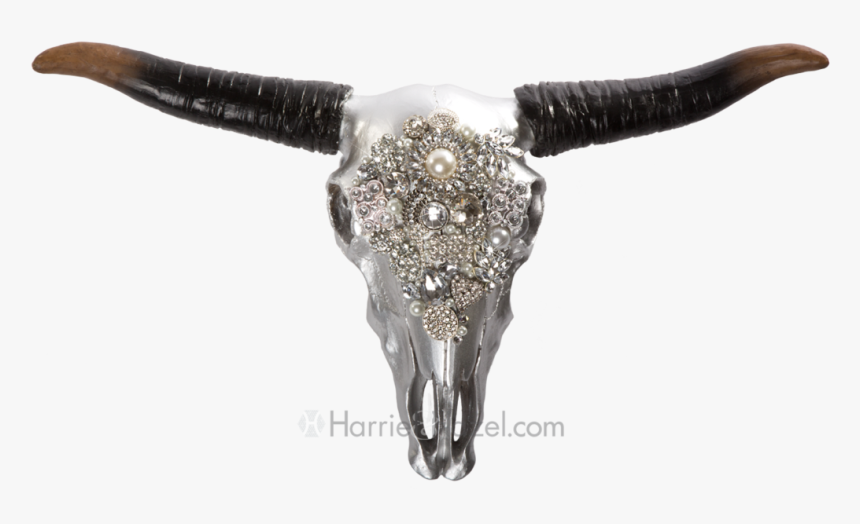 Swarovski Crystaled Cow Skull, HD Png Download, Free Download