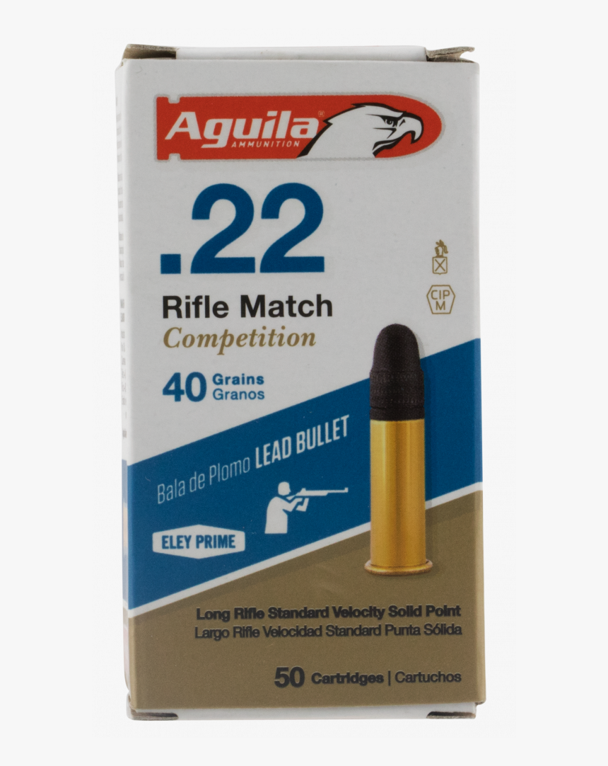 Aguila 1b222518 Match Competition Standard Velocity - Bullet, HD Png Download, Free Download