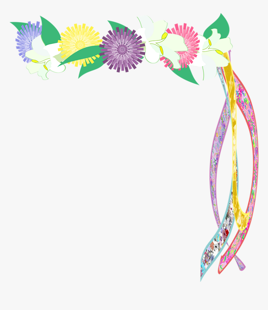 Flower Crown Crown Rennaisance Fair Mayday Freetoedit - Design For Flower Emoticon, HD Png Download, Free Download