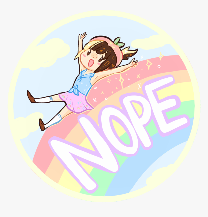 Nope Sticker Original - Illustration, HD Png Download, Free Download