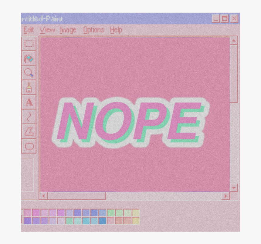 #nope #aestheticsticker #aesthetic #sticker #oldcomputer - Paper, HD ...