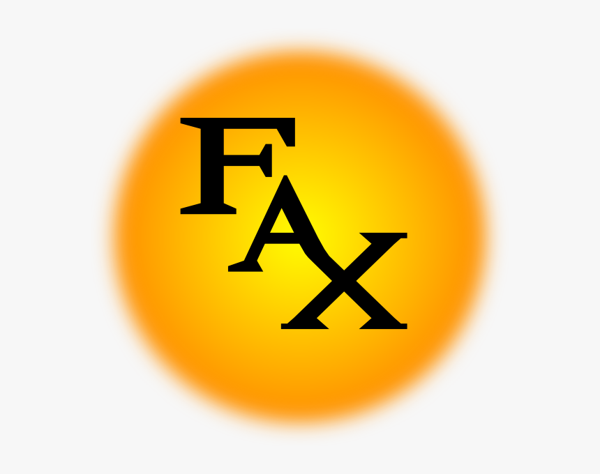 Orange Fax Icon Svg Clip Arts - Fax Machine Clip Art, HD Png Download, Free Download