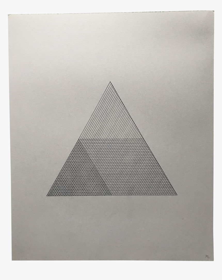 Hand Drawn Hatched Triangle - Triangle, HD Png Download, Free Download