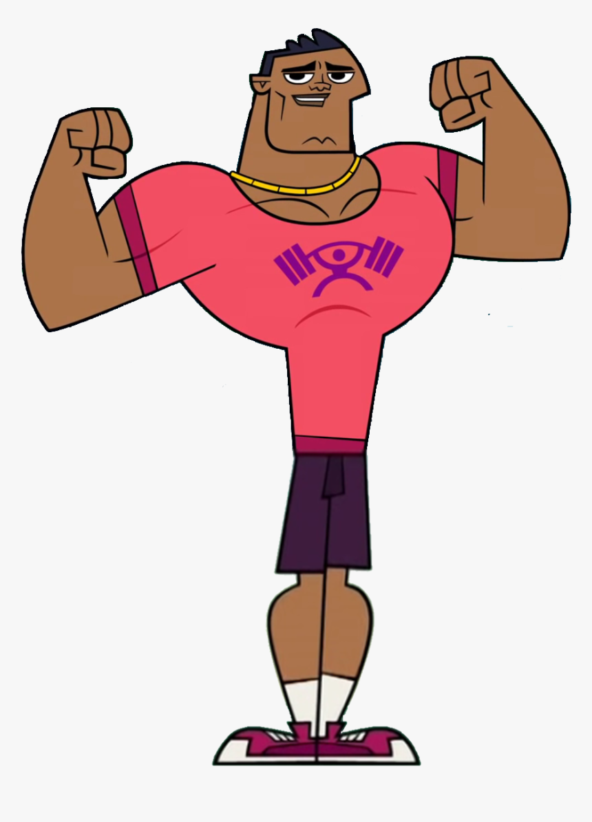 Muscle Clipart Muscle Man - Total Drama Characters, HD Png Download, Free Download