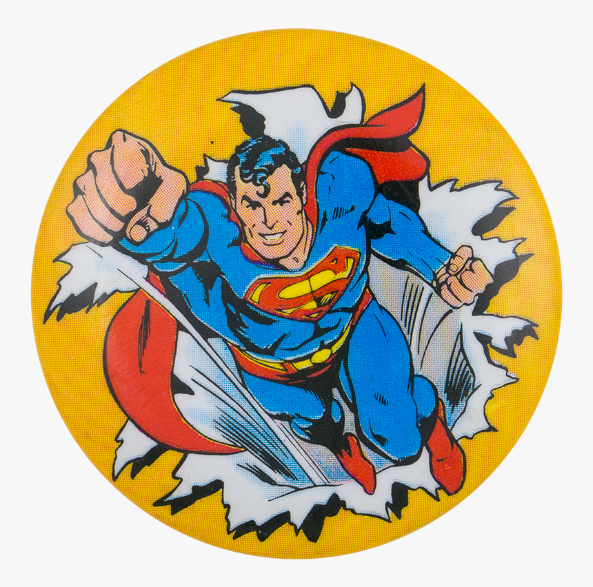 Superman Entertainment Button Msueum - Cartoon, HD Png Download, Free Download