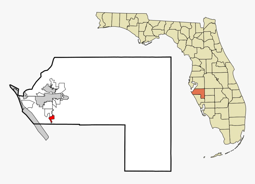 County Is Bradenton Fl, HD Png Download - kindpng