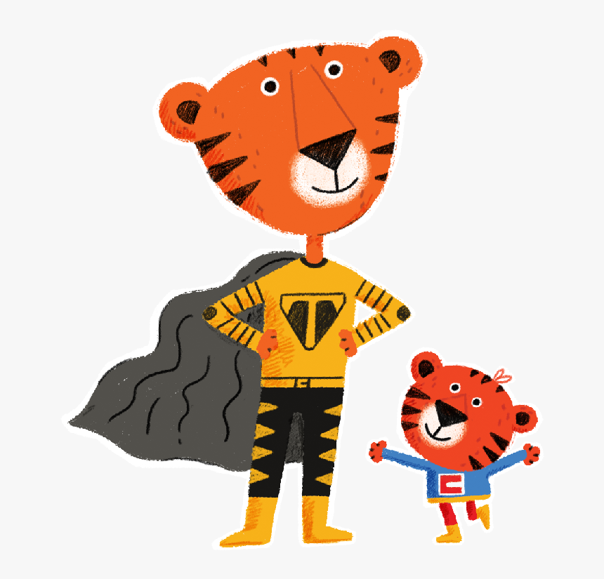 Tigers - Cartoon, HD Png Download, Free Download