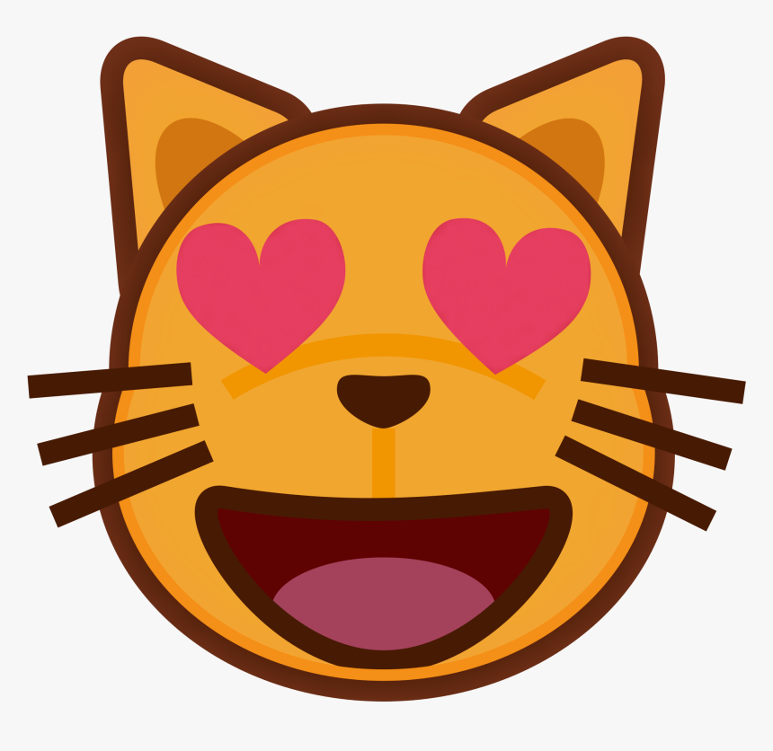 Cat Love Emoji Png, Transparent Png, Free Download