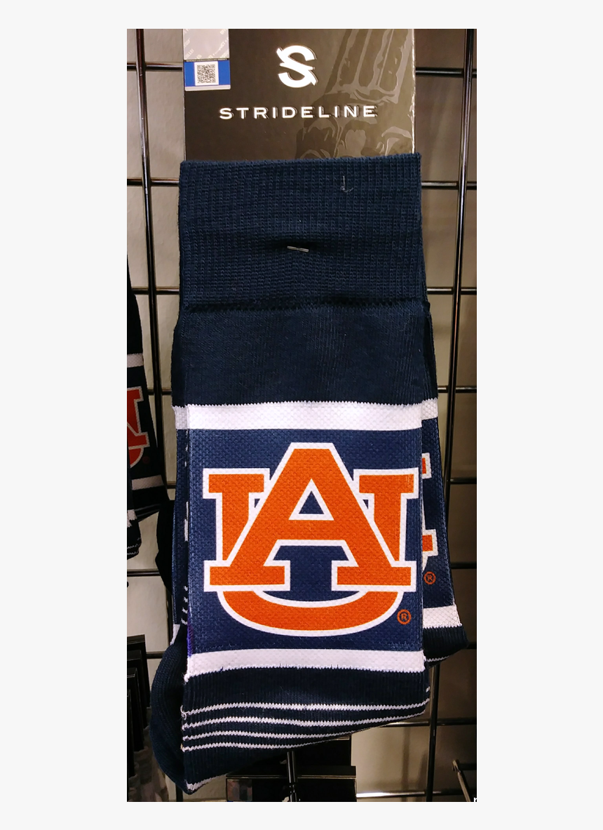 Navy Auburn War Eagle Dress Crew Socks With Au, HD Png Download, Free Download