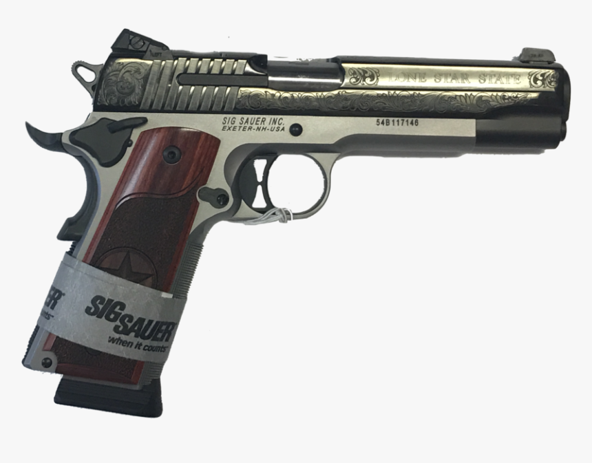 Sig Sauer Lone Star 1911, HD Png Download, Free Download