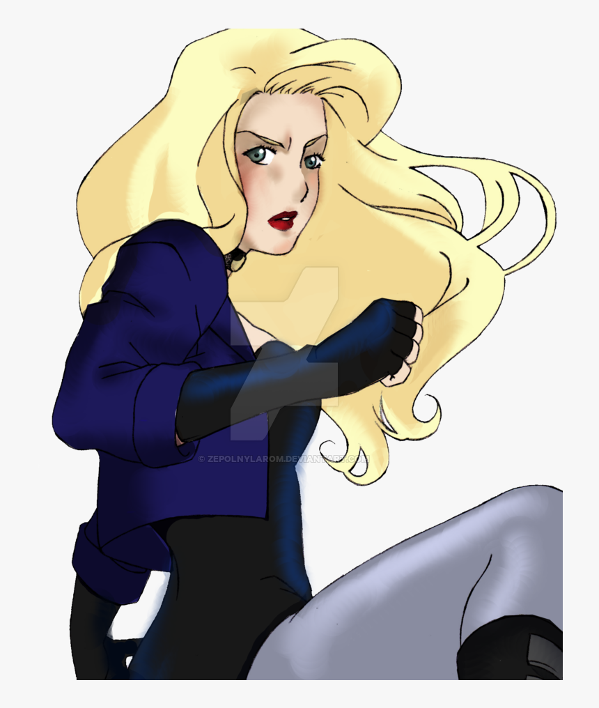 Cartoon , Png Download - Black Canary, Transparent Png, Free Download