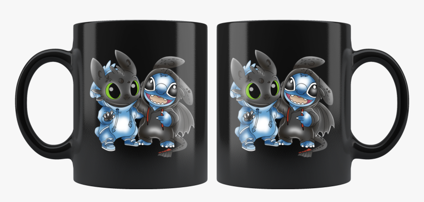 Stitch And Toothless Mug"
 Class= - Alignment Dnd, HD Png Download, Free Download