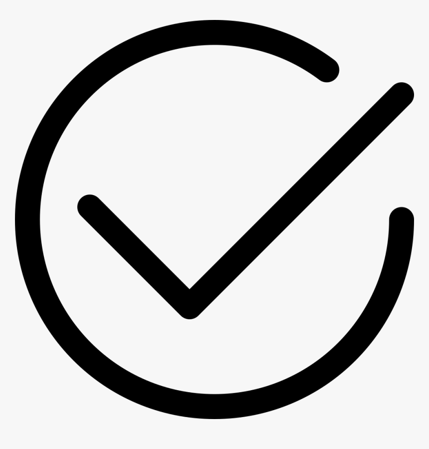 Ok - White Verified Icon Png, Transparent Png, Free Download