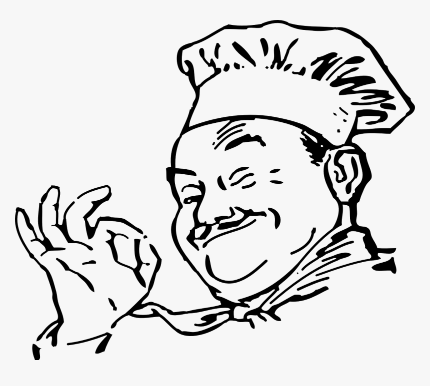 482 4824880 Chef Clipart Black And White Hd Png Download 