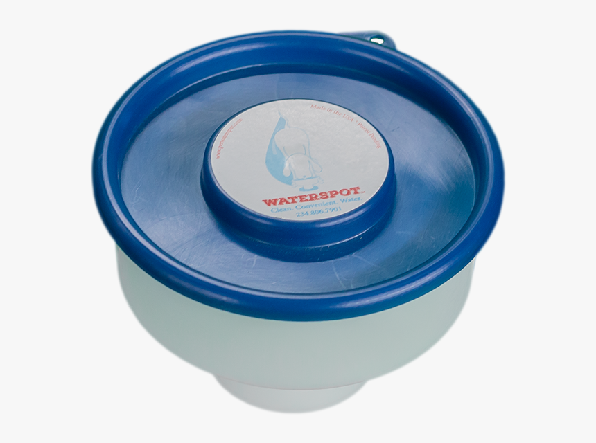 Blue Waterspot Travel Dog Bowl - Ceramic, HD Png Download, Free Download