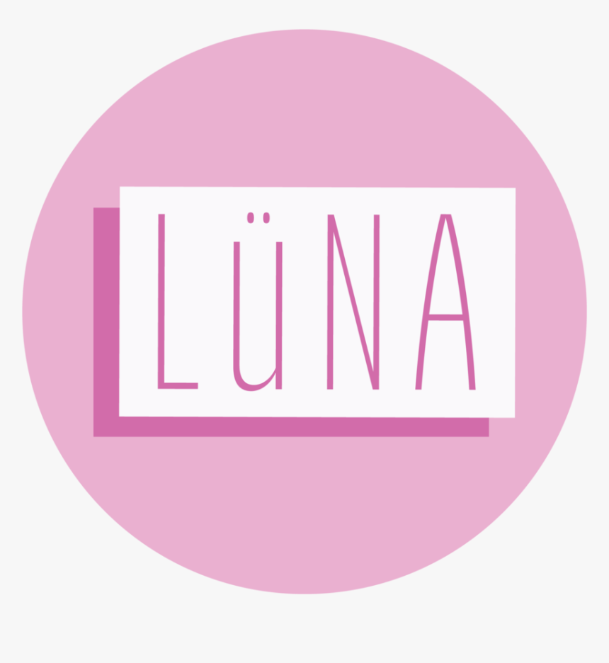 Luna Logo Pink Circle Cmyk 01 - Circle, HD Png Download, Free Download