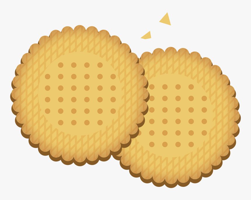 Round Cookie / Biscuit - Biscuit Clipart, HD Png Download, Free Download