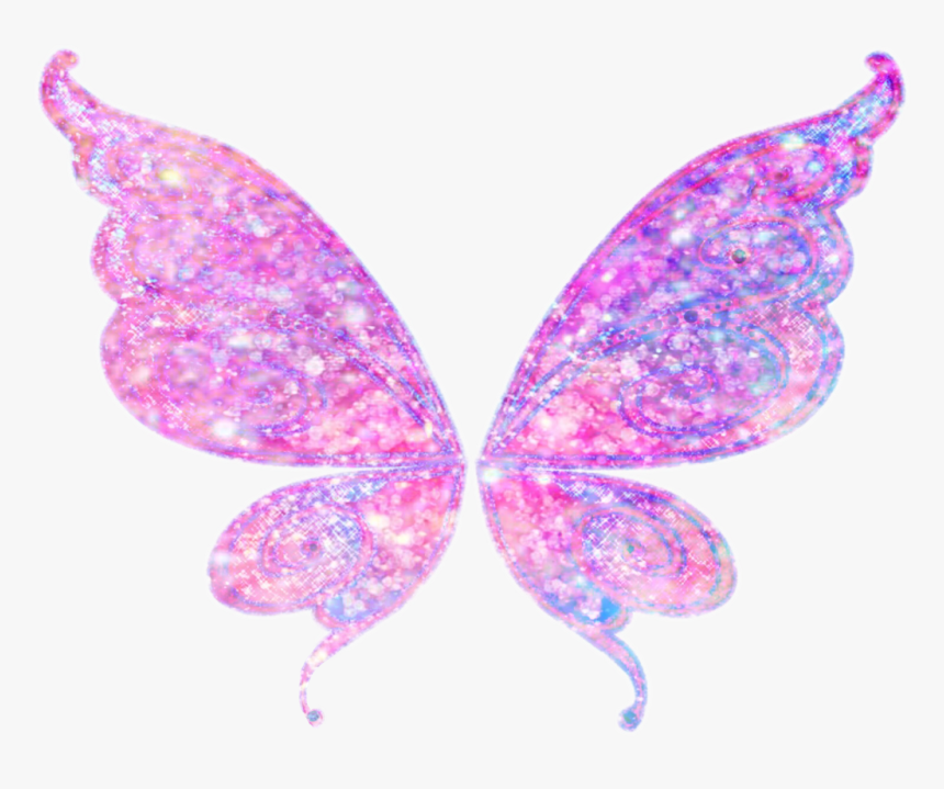 Wings Glitter Edit Sticker - Wings For Editing Fairy, HD Png Download, Free Download