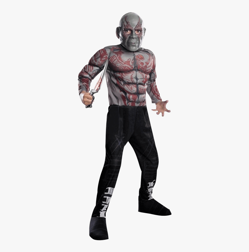 Kids Deluxe Drax The Destroyer Costume - Drax Halloween Costume, HD Png Download, Free Download