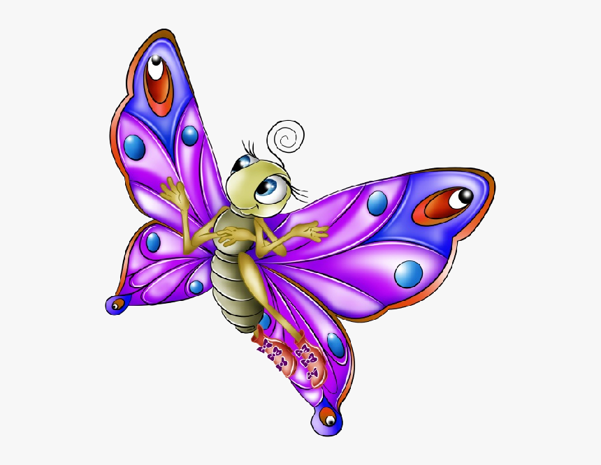 Glamorous Collection Pics Of - Butterfly Cartoon Png, Transparent Png, Free Download