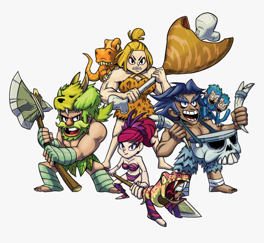 Click To Enlarge Image Cavemanwarriors Characters - Caveman Warriors Characters, HD Png Download, Free Download