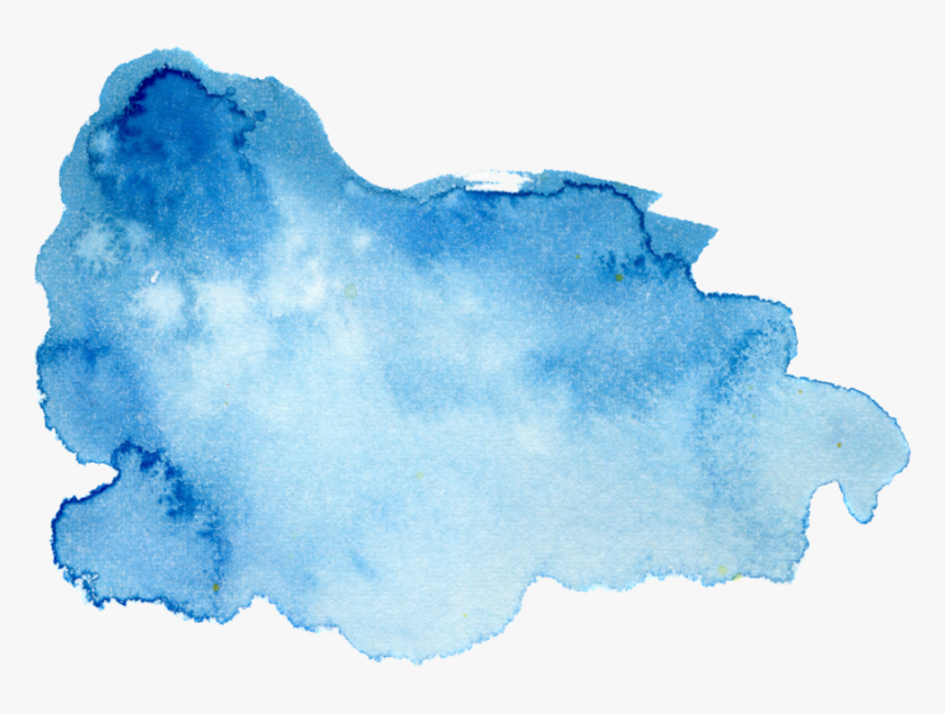 #sticker #watercolor #smudge #blue #freetoedit - Watercolor Smudge Blue Png, Transparent Png, Free Download