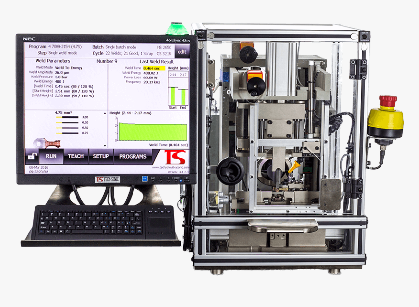 Us-3020rt Ultrasonic Ring Termination Machine Picture - Machine Tool, HD Png Download, Free Download