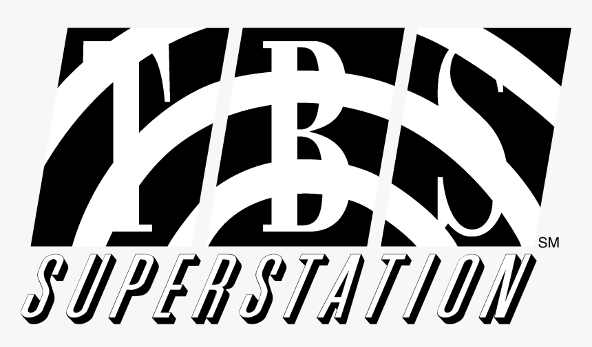 Tbs Superstation Logo Black And White - Tbs Superstation 2000, HD Png Download, Free Download