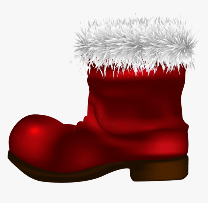 Free Png Santa Claus Boot Png - Santa Claus Shoe Png, Transparent Png, Free Download