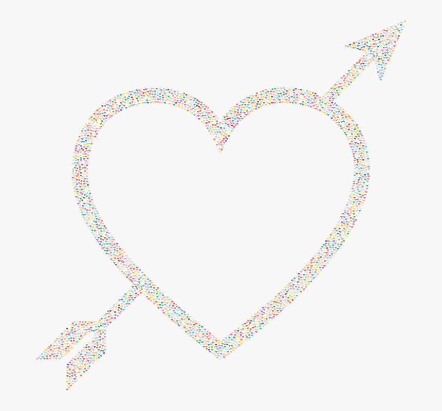 Heart Arrow Png, Transparent Png, Free Download