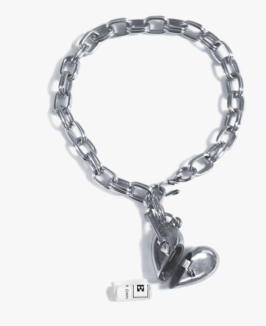 Heart Arrow Bracelet // Sterling Silver - Chain, HD Png Download, Free Download