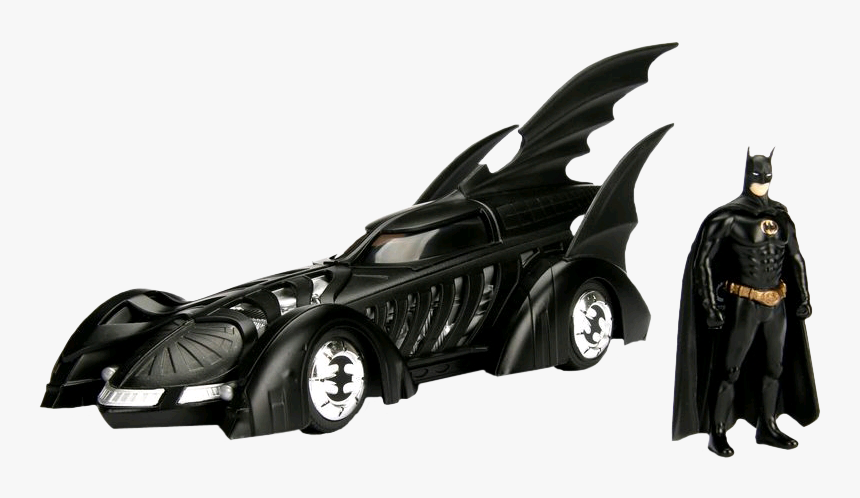 Jada Batman Forever Batmobile , Png Download - Batmobile Car And Batman, Transparent Png, Free Download